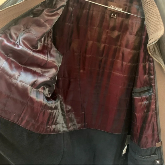 Danier Men's Brown Thinsulate Quilt Lined Jacket XL - Picture 4 of 14